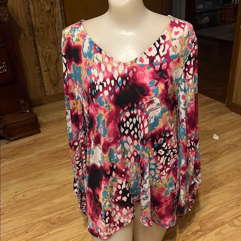 Vibrant Multicolor Women's Top